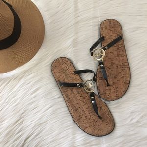 Michael Kors MK Cork Jelly Sandals 10